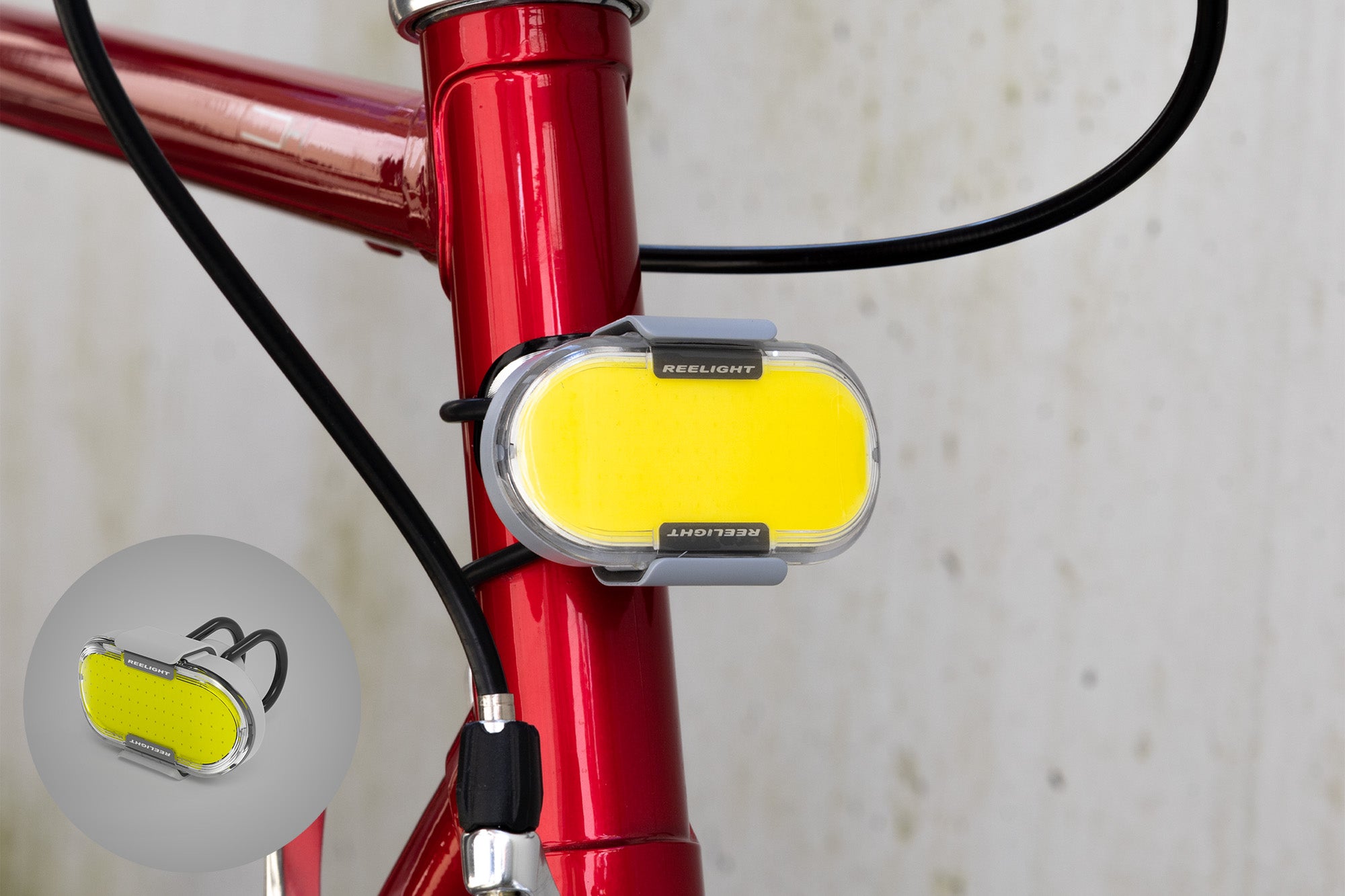 Reelight GEM+ Front Light  Powerful Rechargeable Bike Light