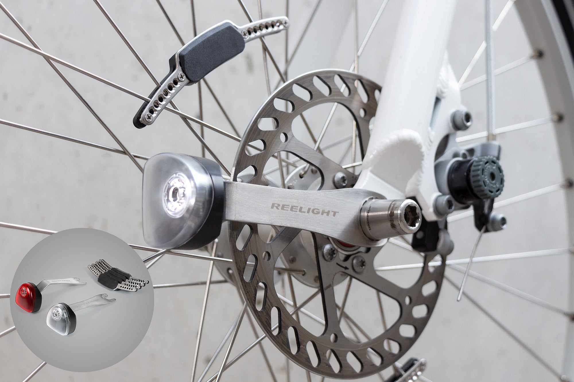 Reelight, Magnetic Bike Lights for Disc Brakes